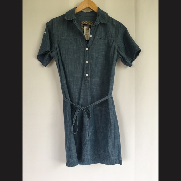 Patagonia Dresses & Skirts - Patagonia Chesser Island Denim Shirt Dress